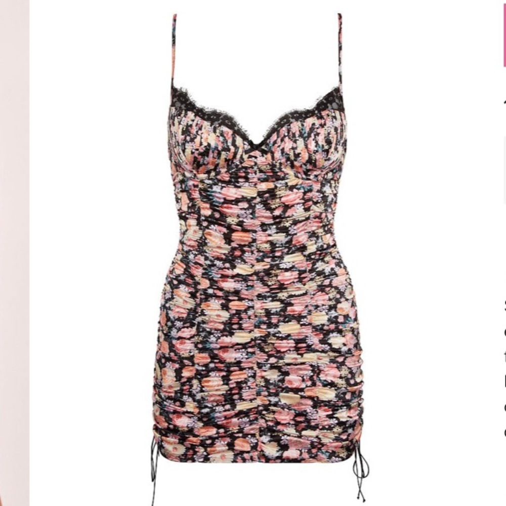 NWT For Love And Lemons Gardenia Mini Dress - Picture 4 of 7